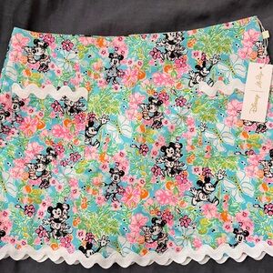 NWT Lilly Pulitzer Gardner Mini Skort Lilly Hearts Disney Size 8